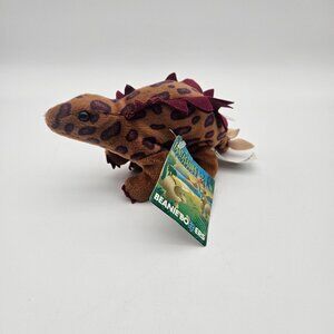 24K Co Fantasaurs Beanie Poppers Plush Stegosaurus w/Tags